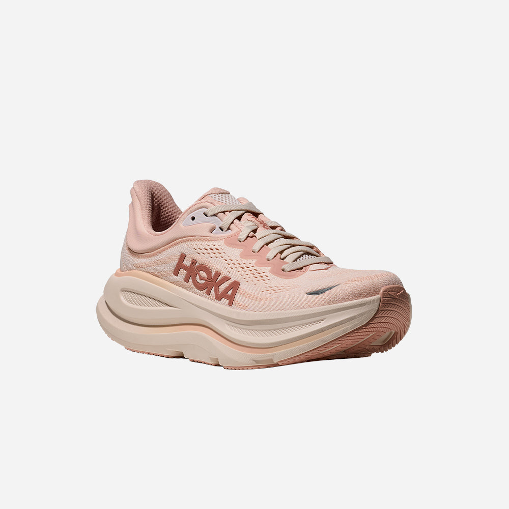 Giày Chạy Bộ Nữ HOKA Bondi 9 Wide - Hồng - Supersports Vietnam