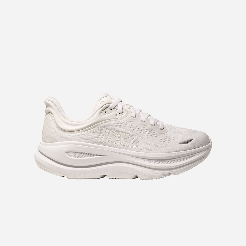 Giày Chạy Bộ Nữ HOKA Bondi 9 Wide - Trắng - Supersports Vietnam