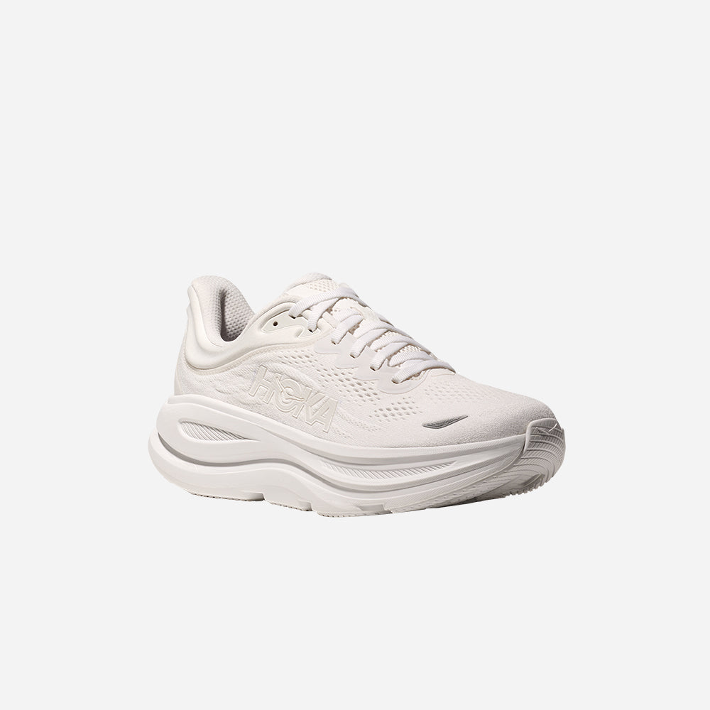 Giày Chạy Bộ Nữ HOKA Bondi 9 Wide - Trắng - Supersports Vietnam
