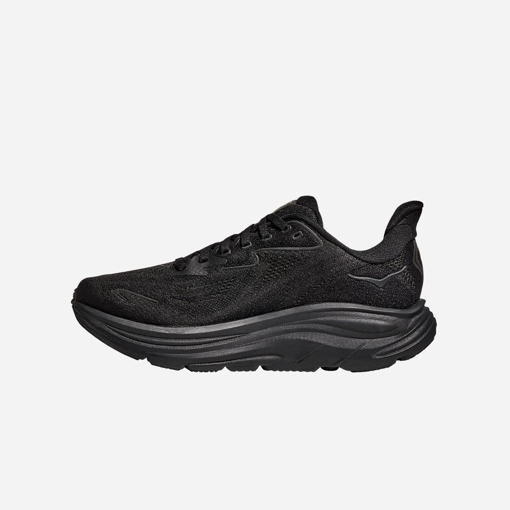 Giày Chạy Bộ Nam HOKA Clifton 10 Wide - Đen - Supersports Vietnam