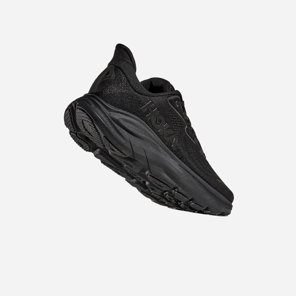 Giày Chạy Bộ Nam HOKA Clifton 10 Wide - Đen - Supersports Vietnam