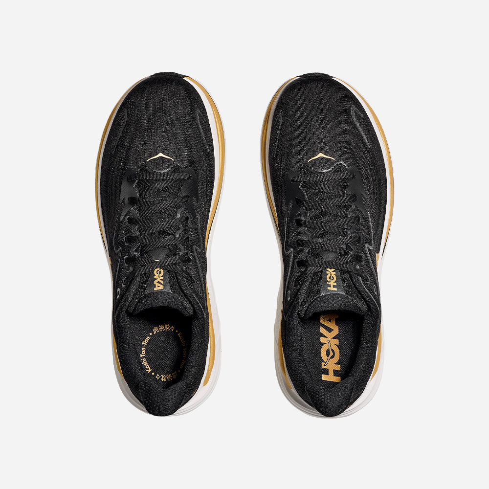 Giày Chạy Bộ Nam HOKA Clifton 10 Wide - Đen - Supersports Vietnam