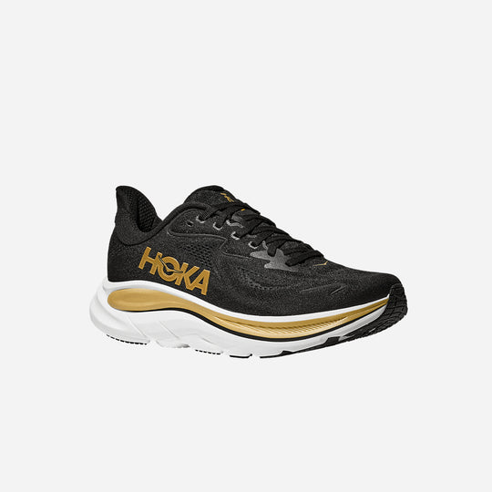 Giày Chạy Bộ Nữ HOKA Clifton 10 Wide - Đen