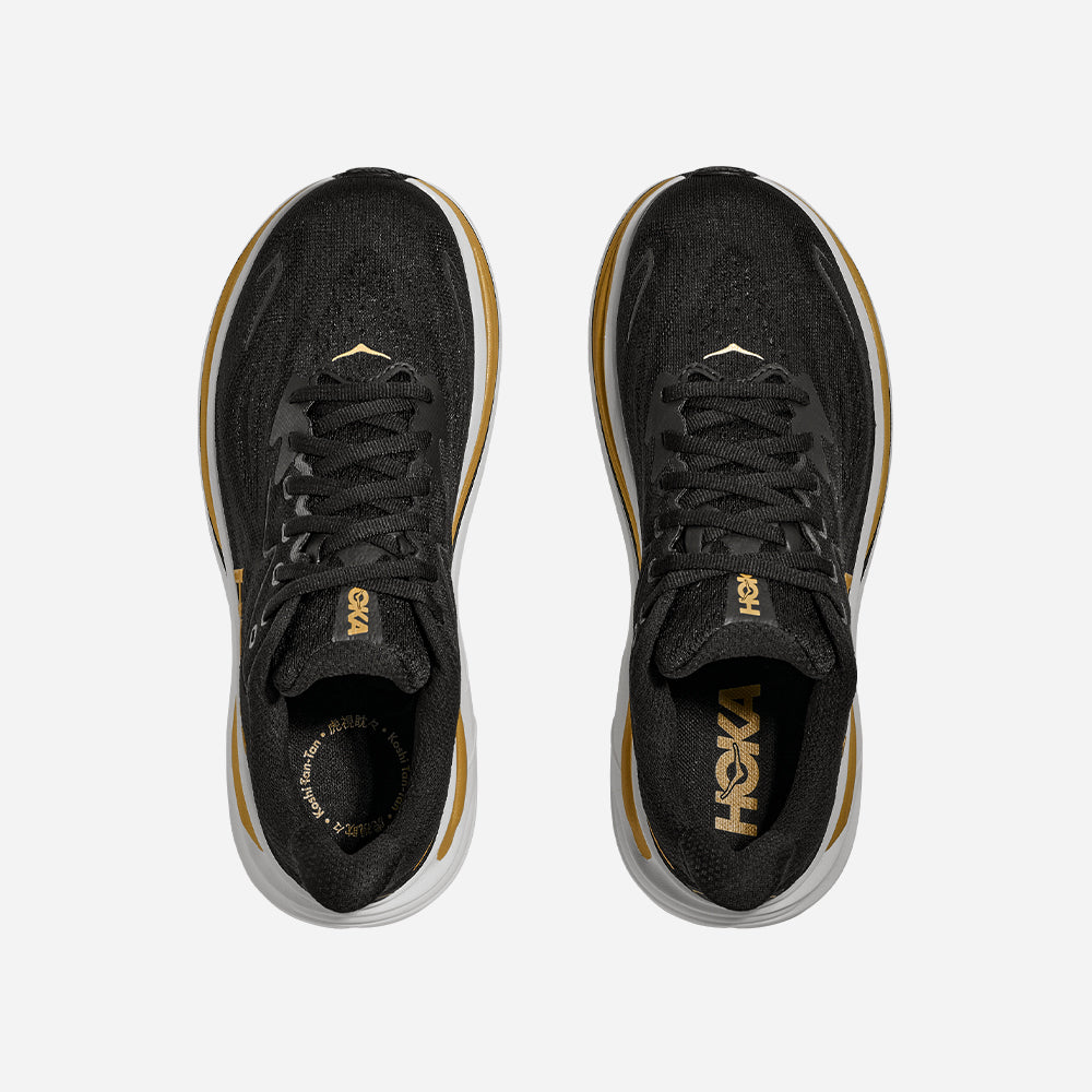 Giày Chạy Bộ Nữ HOKA Clifton 10 Wide - Đen - Supersports Vietnam