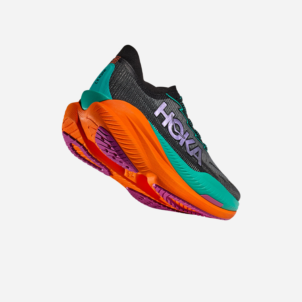 Giày Chạy Bộ Nam HOKA Mach X 2 Wide - Đen - Supersports Vietnam