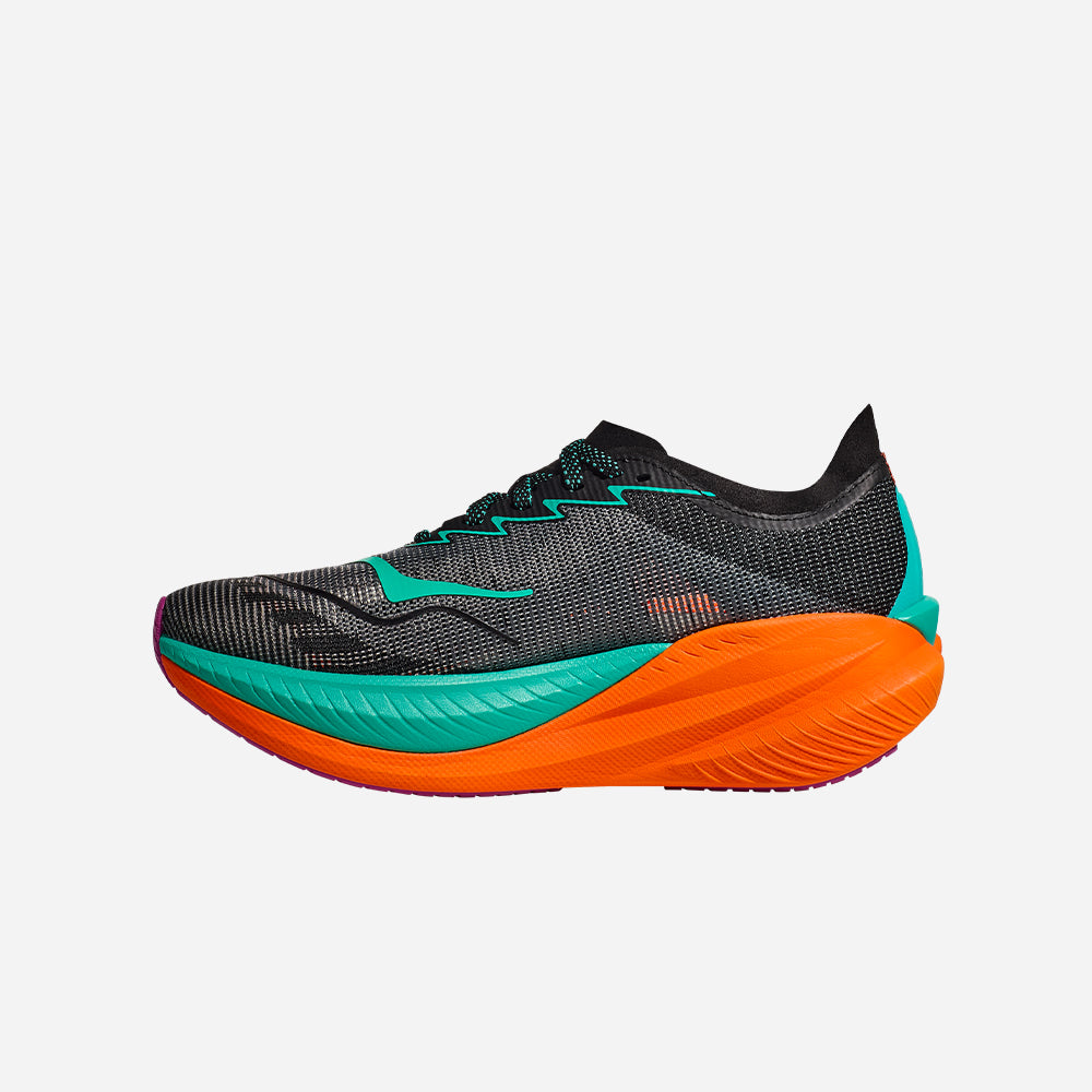 Giày Chạy Bộ Nữ HOKA Mach X 2 Wide - Đen - Supersports Vietnam