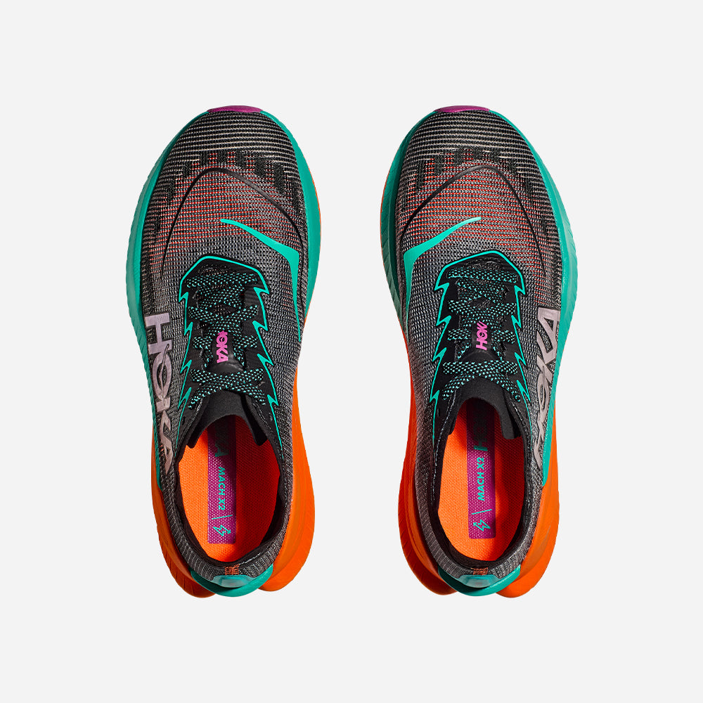 Giày Chạy Bộ Nữ HOKA Mach X 2 Wide - Đen - Supersports Vietnam