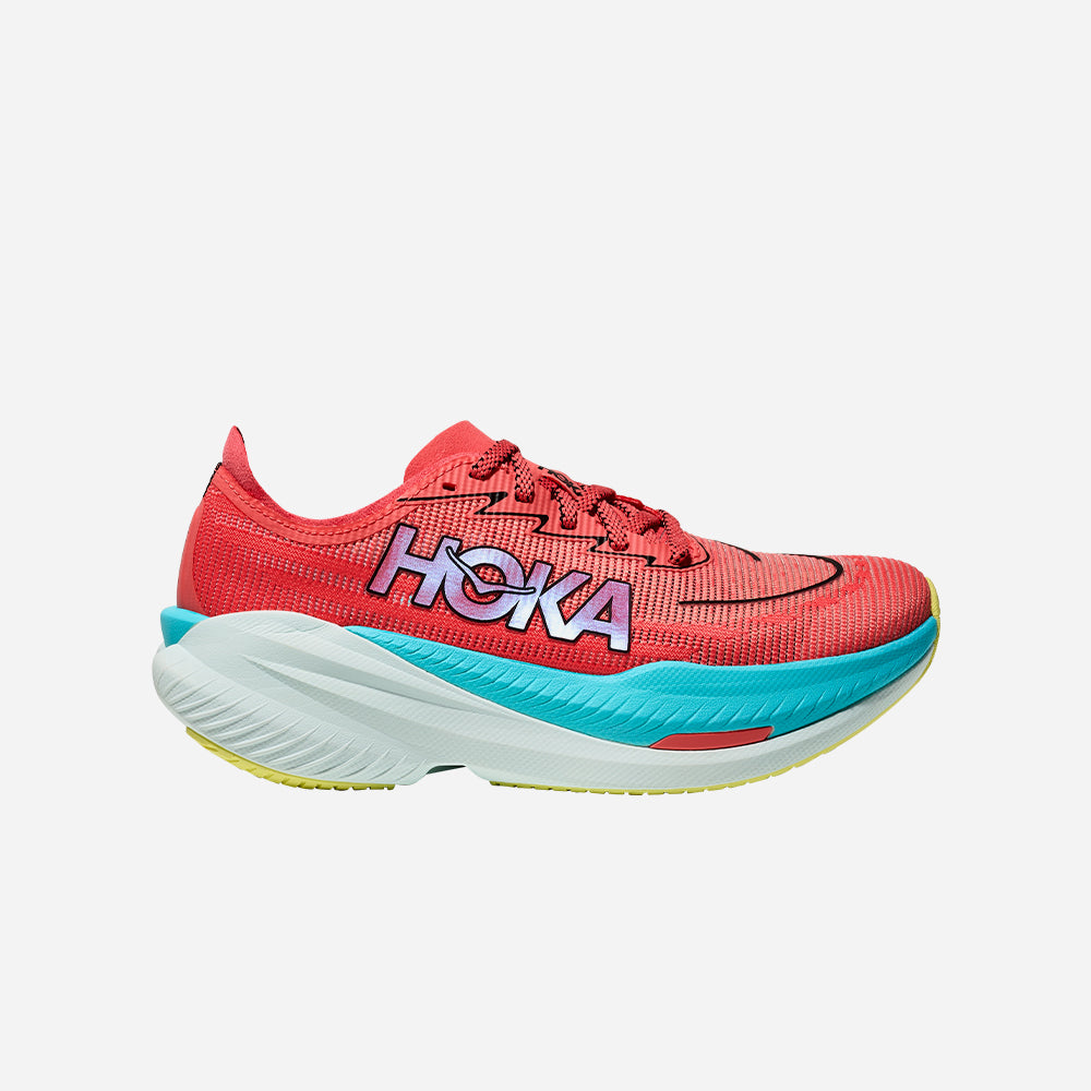 Giày Chạy Bộ Nữ HOKA Mach X 2 Wide - Đỏ - Supersports Vietnam
