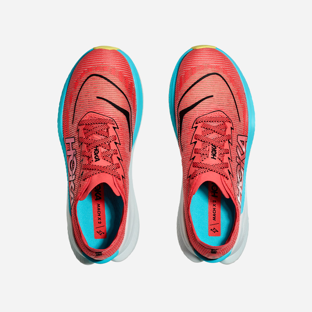 Giày Chạy Bộ Nữ HOKA Mach X 2 Wide - Đỏ - Supersports Vietnam