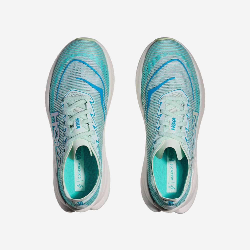 Giày Chạy Bộ Nữ HOKA Mach X 2 Wide - Xanh Dương - Supersports Vietnam