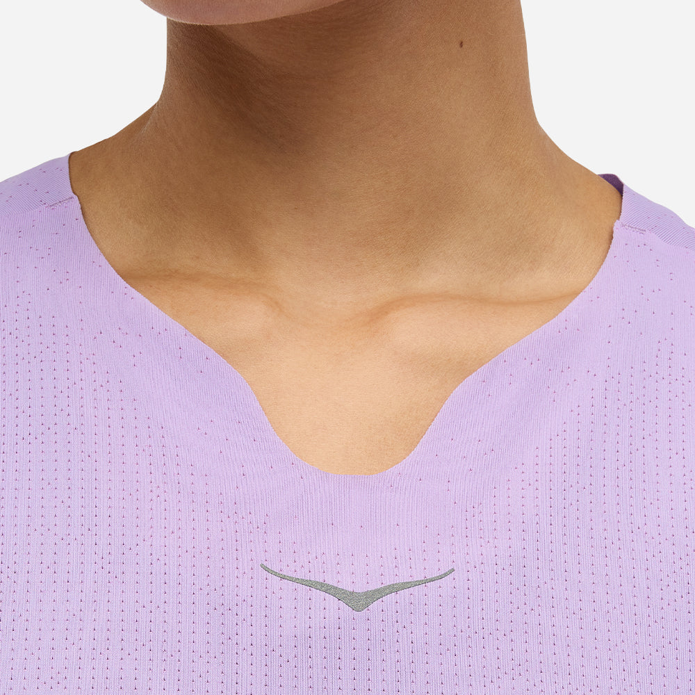 Áo Ba Lỗ Nữ HOKA Race Day Singlet - Tím - Supersports Vietnam