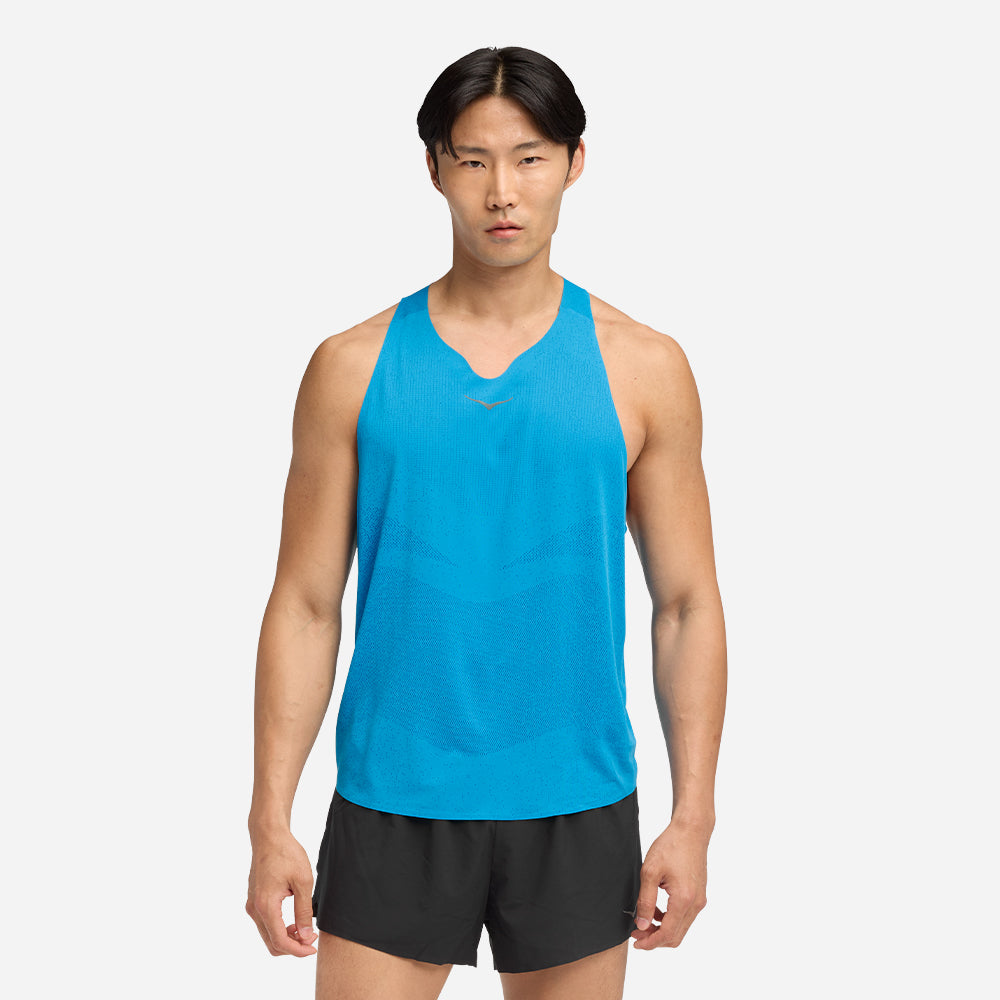 Áo Ba Lỗ Nam HOKA Race Day - Xanh Dương - Supersports Vietnam