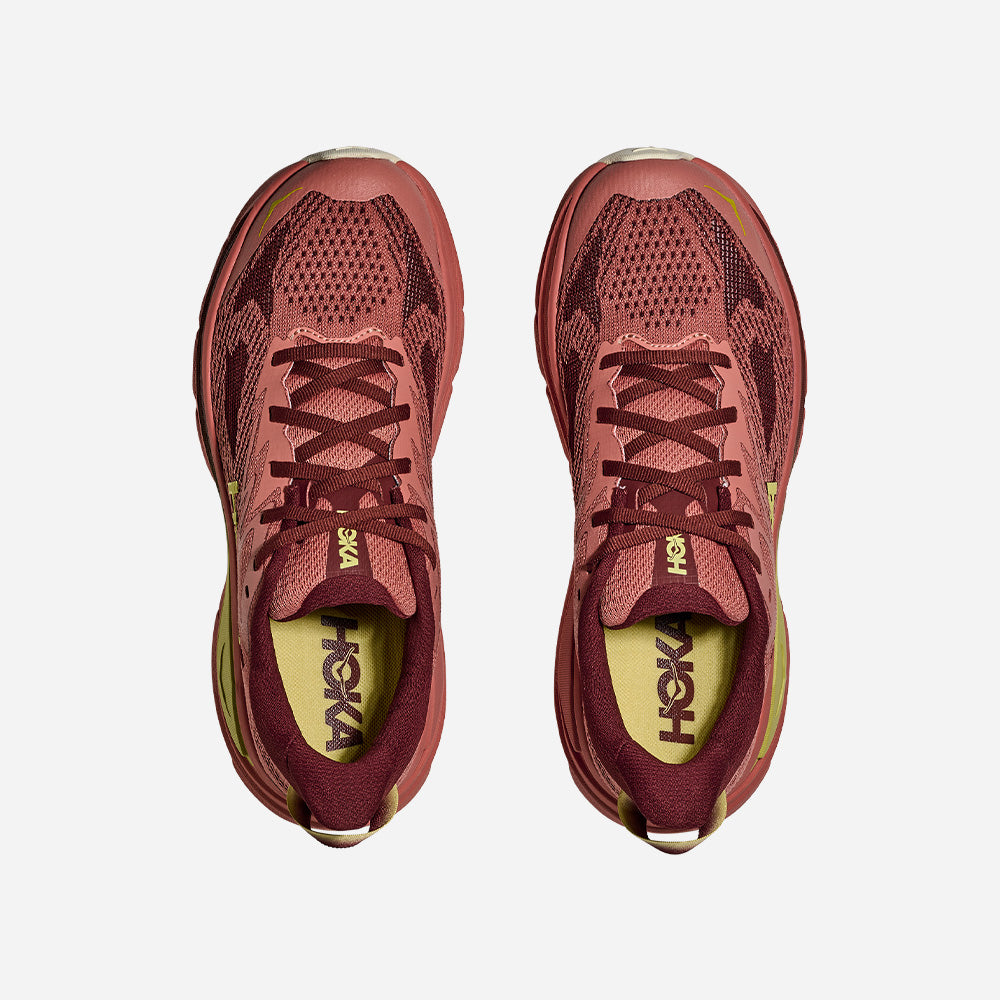 Giày Chạy Bộ Nữ HOKA Challenger 8 Wide - Đỏ - Supersports Vietnam