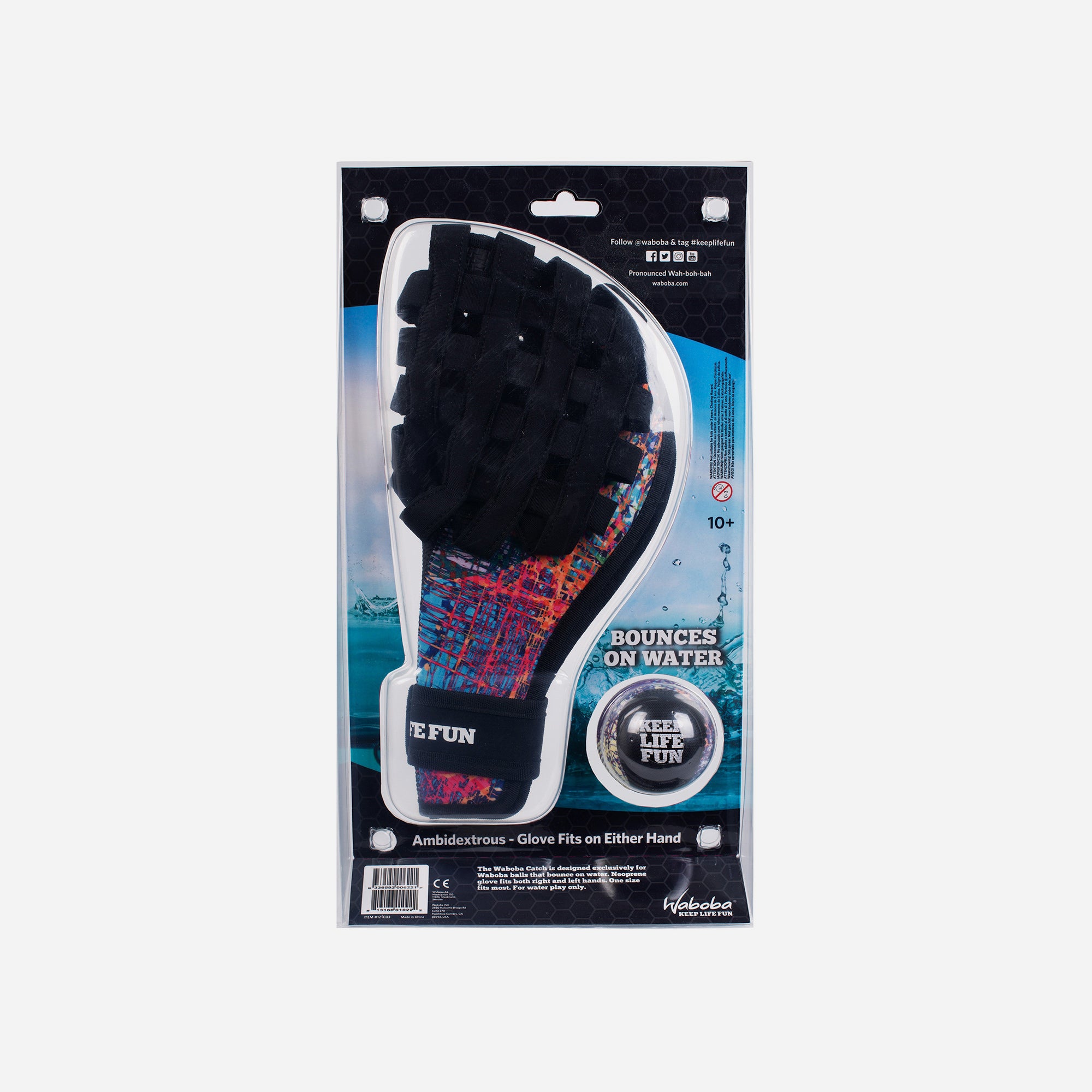 Găng Tay Bắt Bóng Waboba Ambidextrous With Pro Ball - Nhiều Màu - Supersports Vietnam