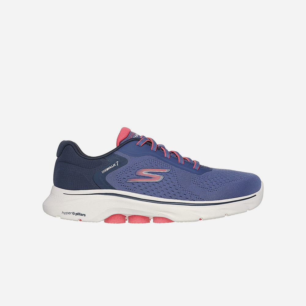 Giày Luyện Tập Nữ Skechers GOwalk 7 - Xanh Navy - Supersports Vietnam