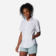 Áo Sơ Mi Tay Ngắn Nữ Columbia Tamiami™ Ii - Trắng - Supersports Vietnam