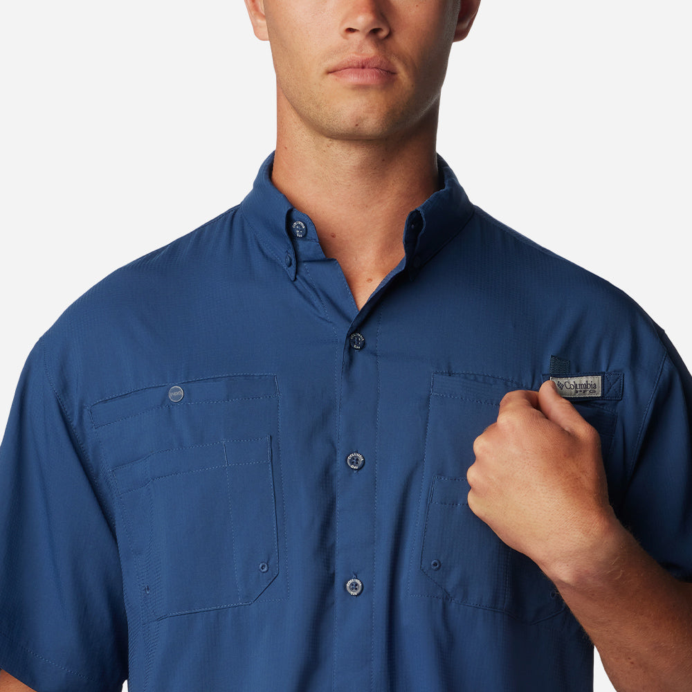 Áo Sơ Mi Ngắn Tay Nam Columbia Tamiami™ Ii - Xanh Dương - Supersports Vietnam