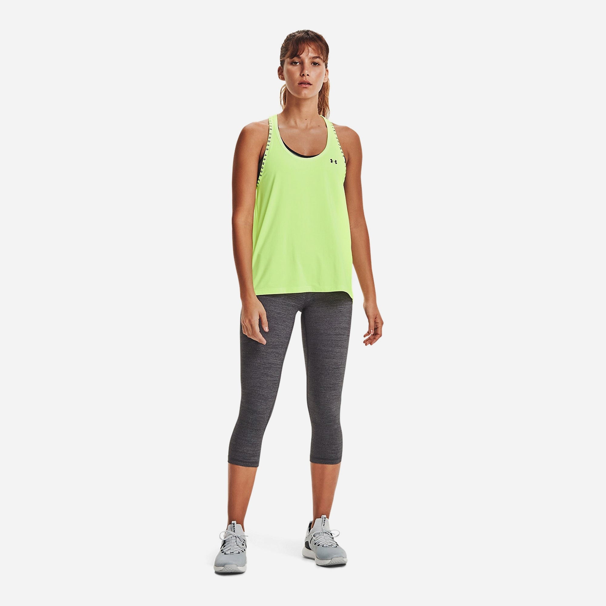 Quần Bó Thể Thao Nữ Under Armour Meridian Heather Crop - Supersports Vietnam