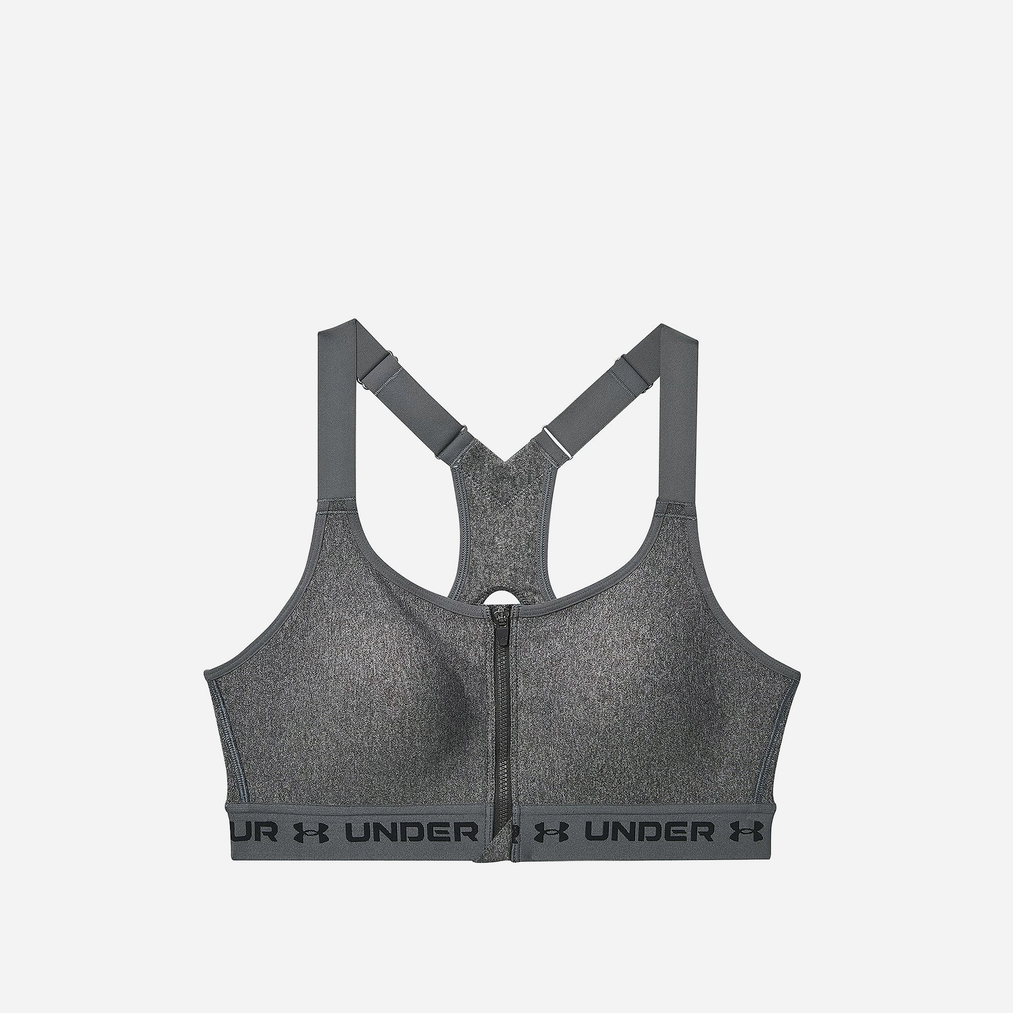 Áo Bra Nữ Under Armour High Crossback Zip Heather - Supersports Vietnam