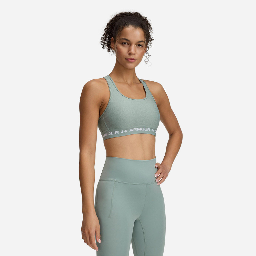 Áo Bra Thể Thao Nữ Under Armour Crossback Mid Heather - Supersports Vietnam