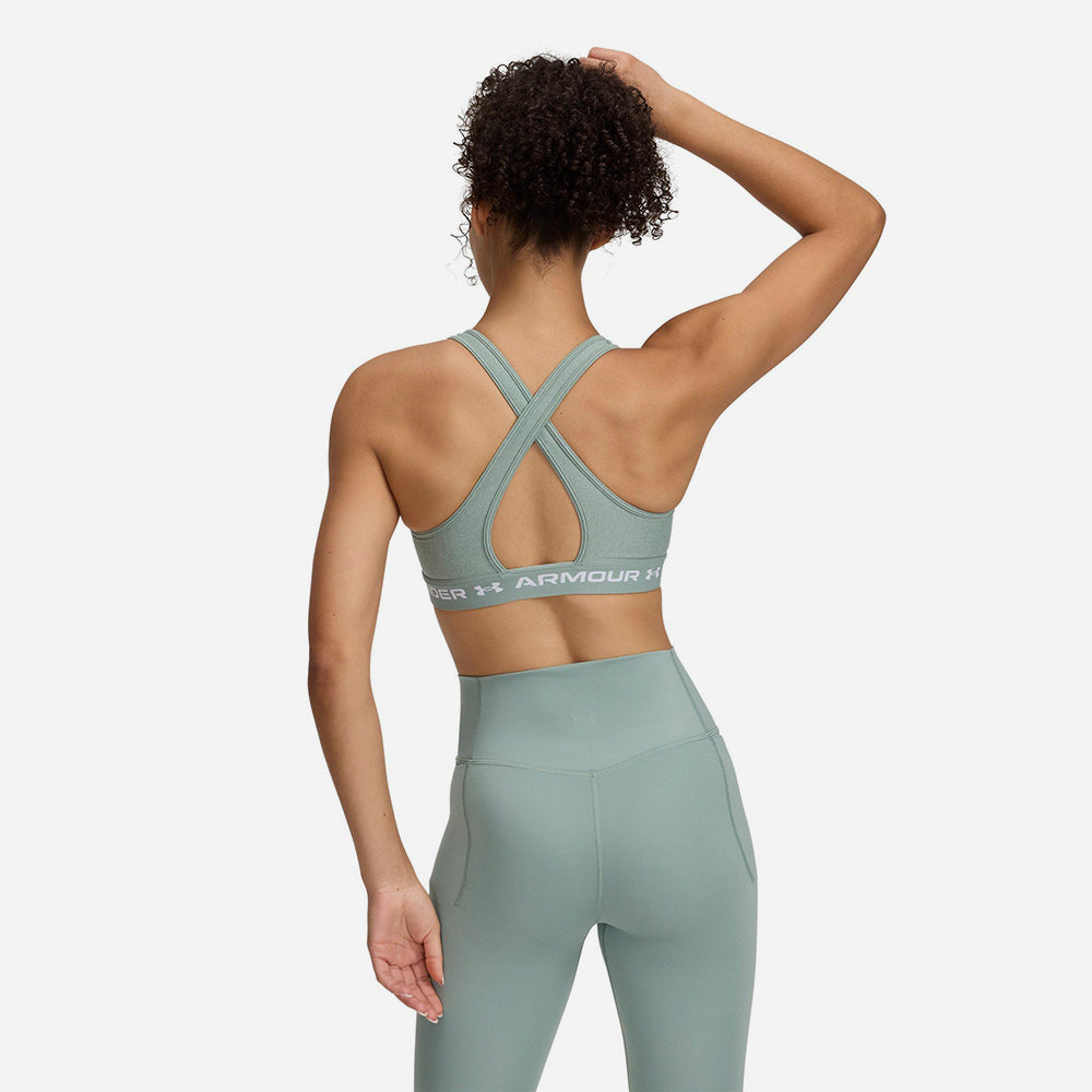 Áo Bra Thể Thao Nữ Under Armour Crossback Mid Heather - Supersports Vietnam