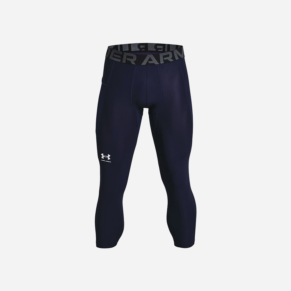 Quần Ôm Nam Under Armour Heatgear® ¾ - Đen