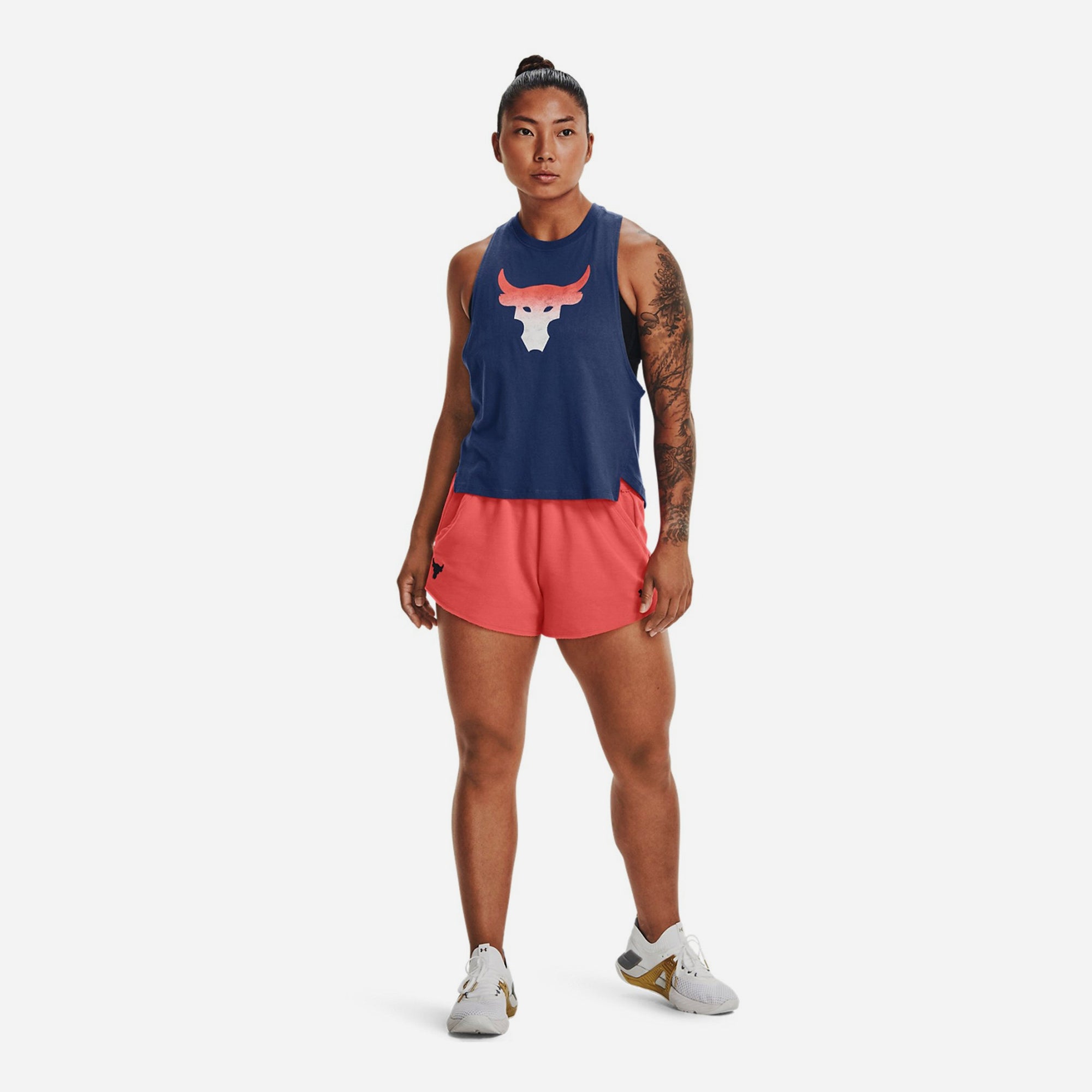 Quần Ngắn Thể Thao Nữ Under Armour Project Rock Terry - Supersports Vietnam