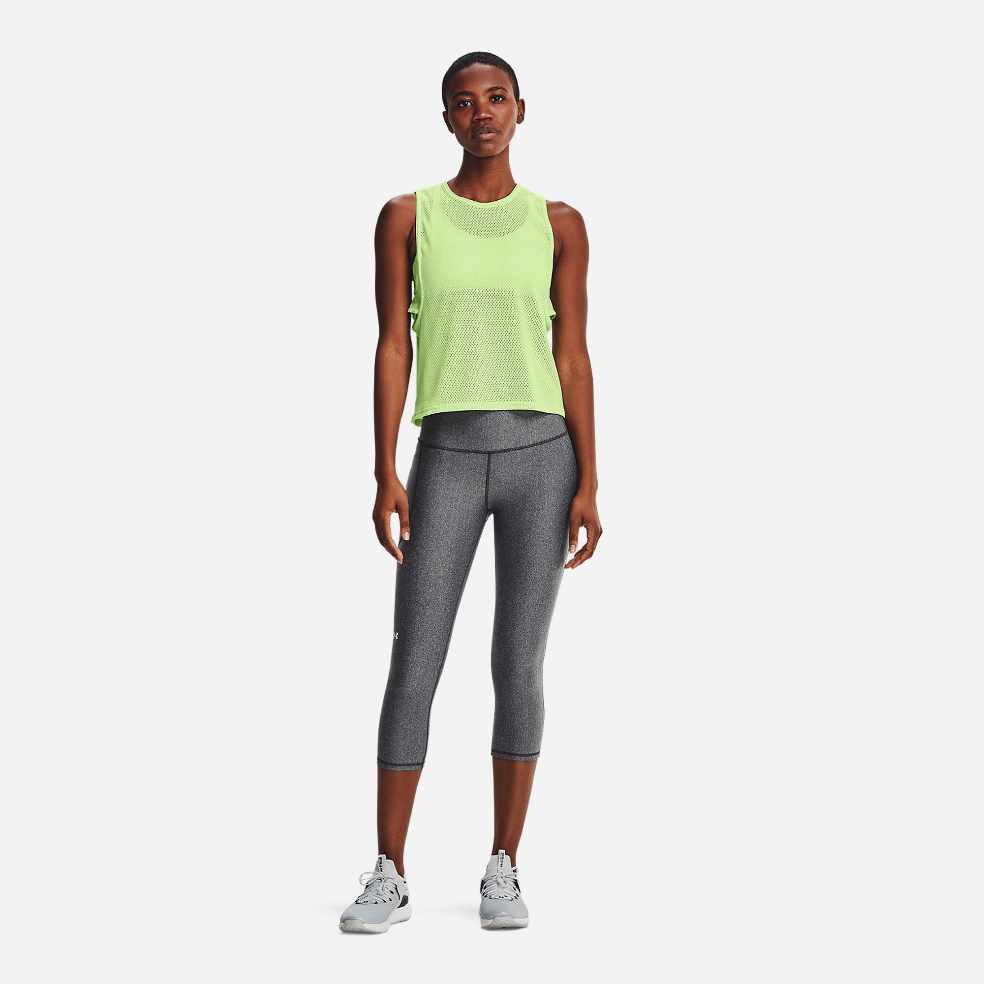 Quần Bó Thể Thao Nữ Under Armour Heatgear® No-Slip Waistband Capris - Supersports Vietnam