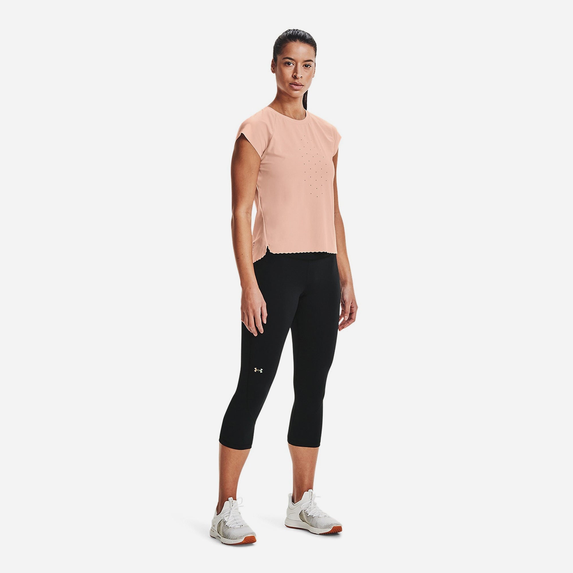 Quần Bó Thể Thao Nữ Under Armour Rush No-Slip Waistband Capris - Supersports Vietnam