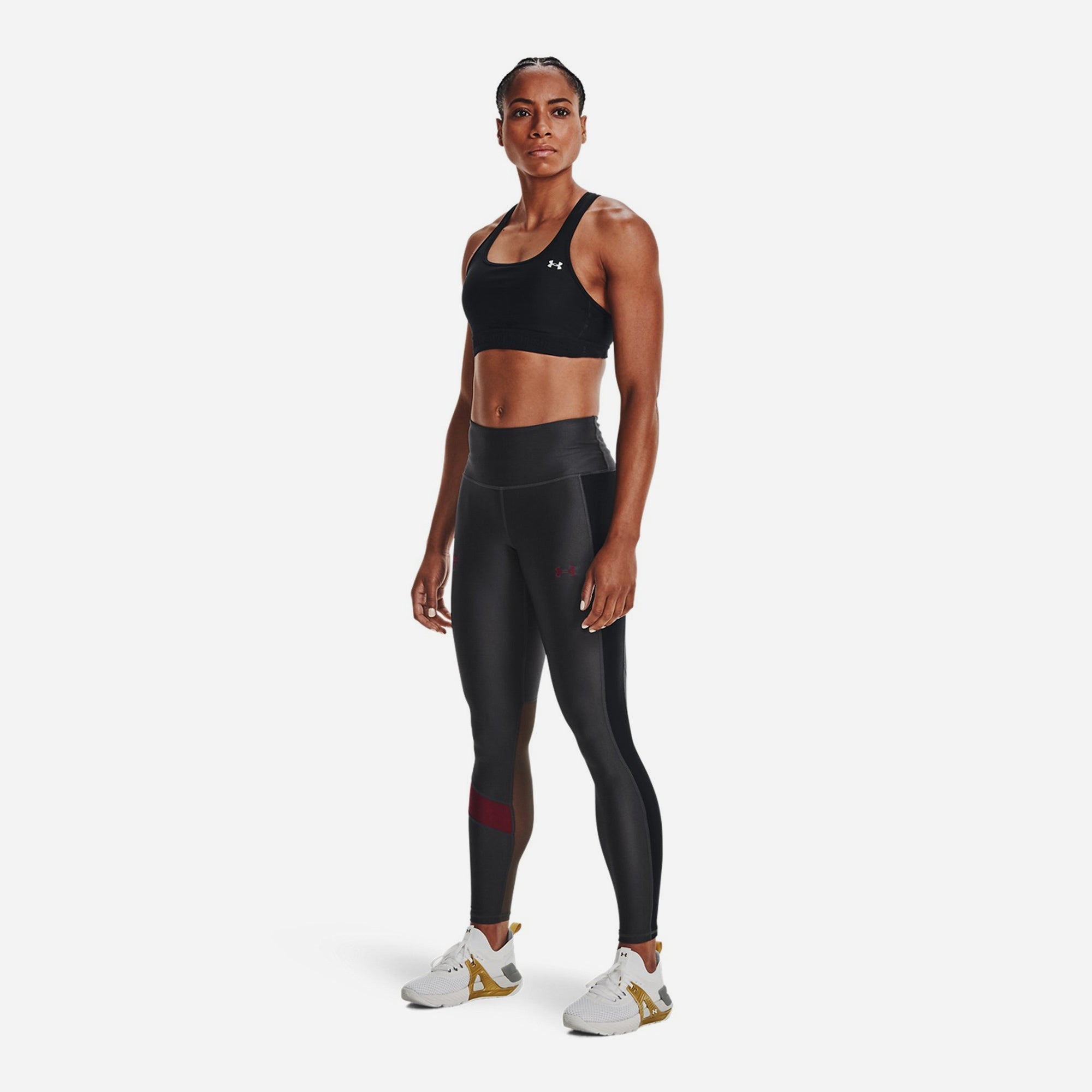 Quần Bó Thể Thao Nữ Under Armour Project Rock Heatgear® No-Slip Waistband - Supersports Vietnam