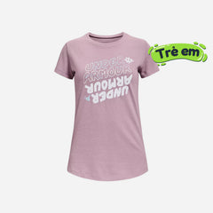 Áo Tay Ngắn Bé Gái Under Armour Wordmark Graphic - Supersports Vietnam