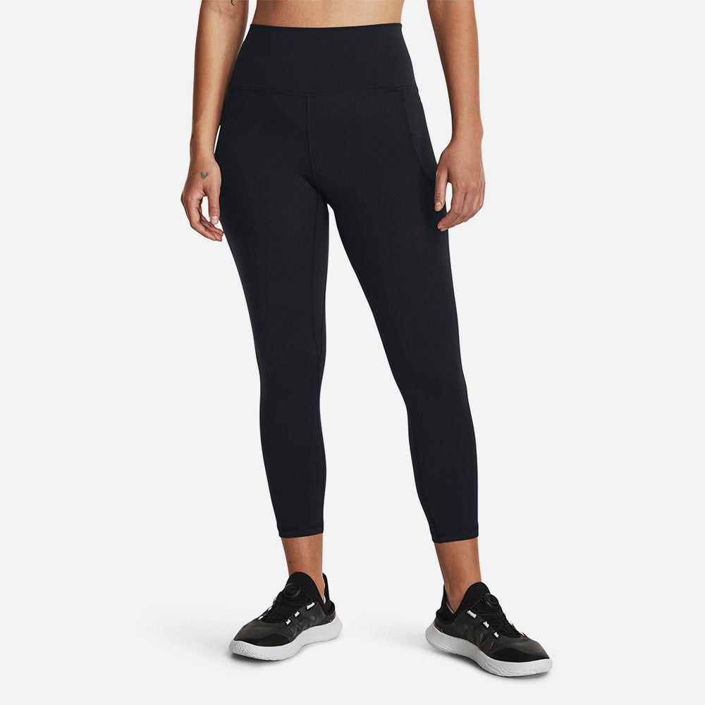 Quần Bó Thể Thao Nữ Under Armour Meridian Crop - Đen