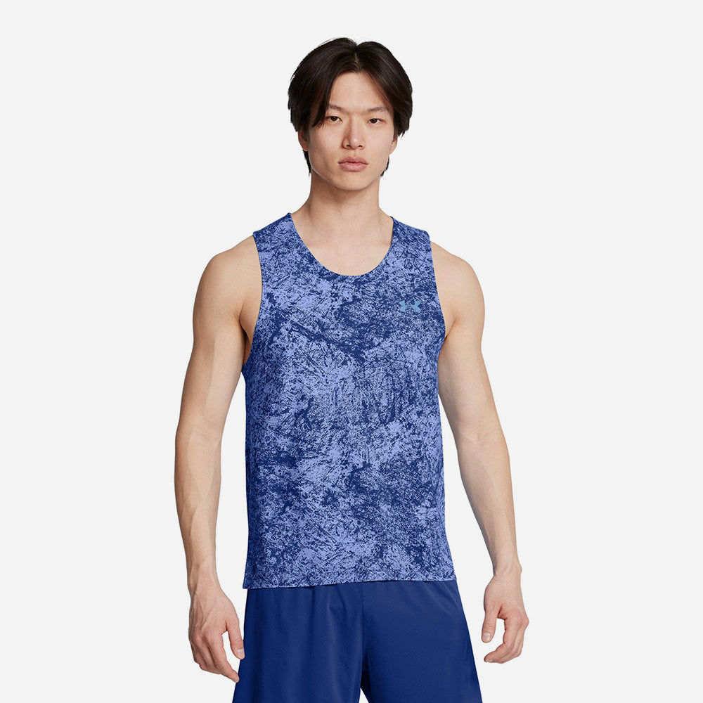 Áo Ba Lỗ Nam Under Armour Launch Elite Prt Singlet - Xanh Dương