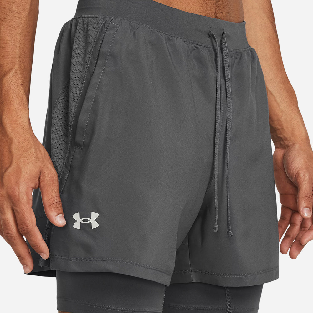 Quần Ngắn Nam Under Armour Launch 5 Inch 2-In-1 - Supersports Vietnam