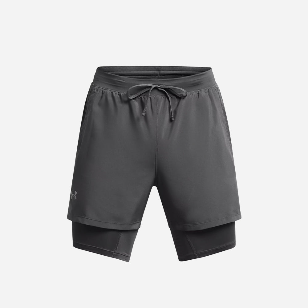 Quần Ngắn Nam Under Armour Launch 5 Inch 2-In-1 - Supersports Vietnam