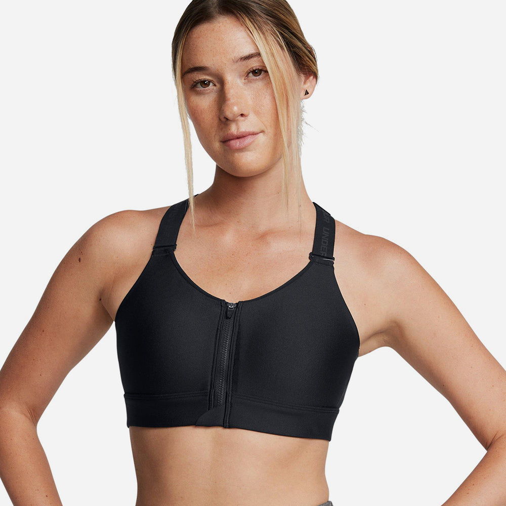 Áo Bra Thể Thao Nữ Under Armour Infinity Zip Siêu Nhẹ, Thoáng