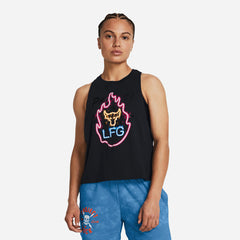 Áo Ba Lỗ Nữ Under Armour Project Rock Neon Flame - Supersports Vietnam