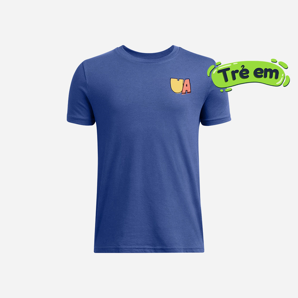Áo Thun Tay Ngắn Bé Trai Under Armour Cartoon Letters - Supersports Vietnam