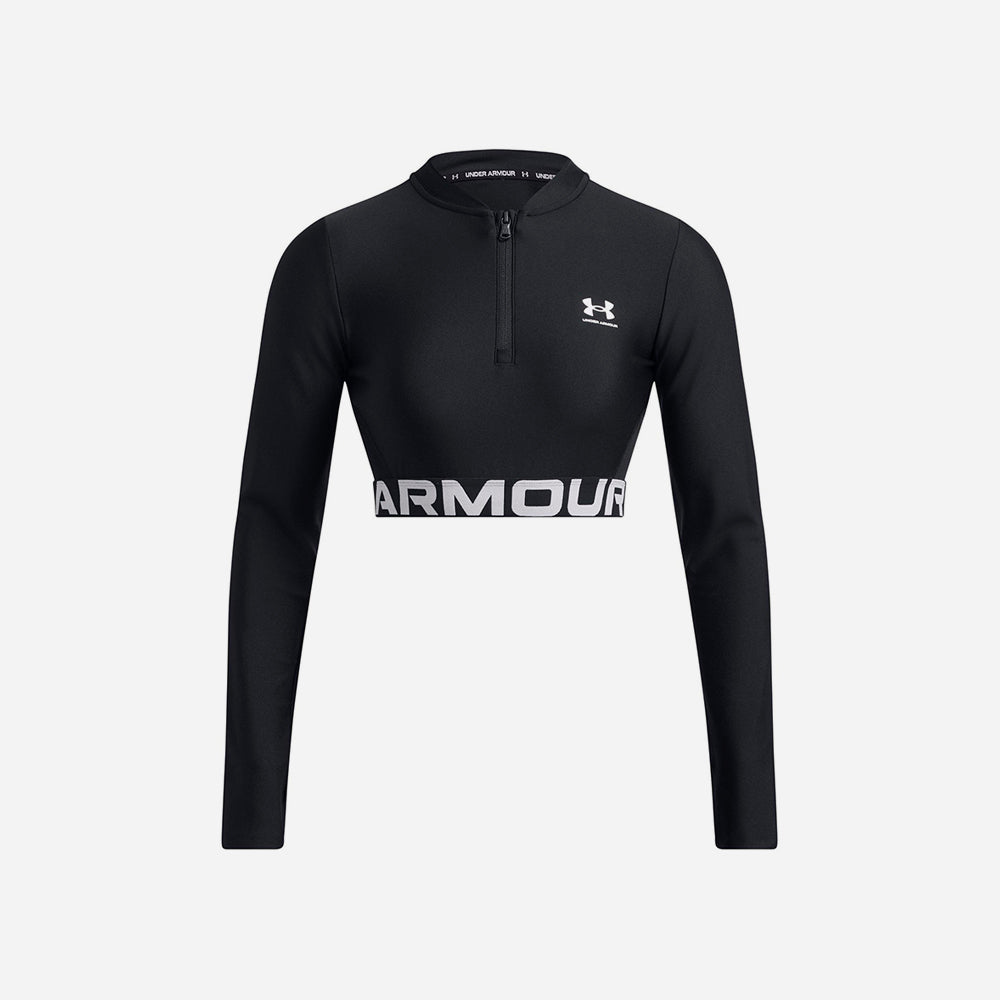 Áo Tay Dài Nữ Under Armour Heatgear Rib 1/4 Zip - Supersports Vietnam