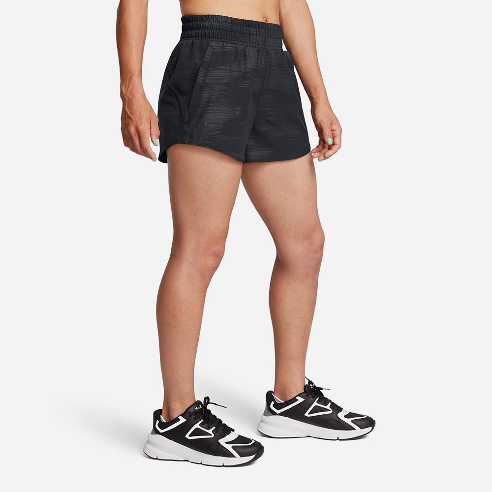 Quần Ngắn Nữ Under Armour Flex Woven 3Inch Emboss - Supersports Vietnam