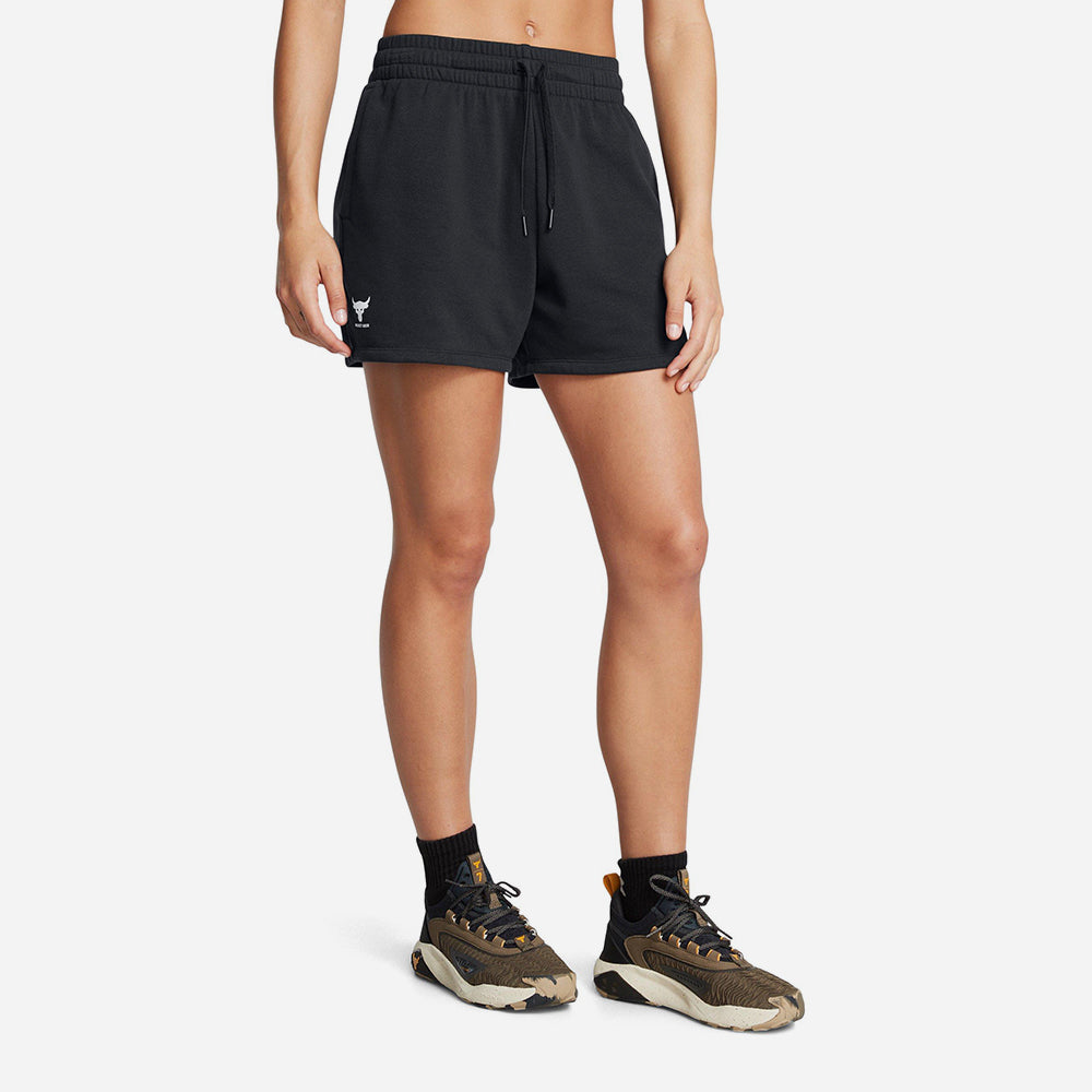 Quần Ngắn Nữ Under Armour Project Rock Terry - Supersports Vietnam