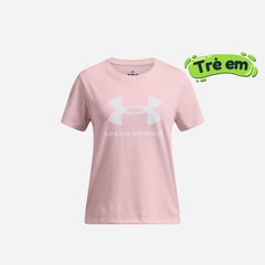 Áo Thun Tay Ngắn Bé Gái Under Armour Big Logo Short Sleeve - Supersports Vietnam