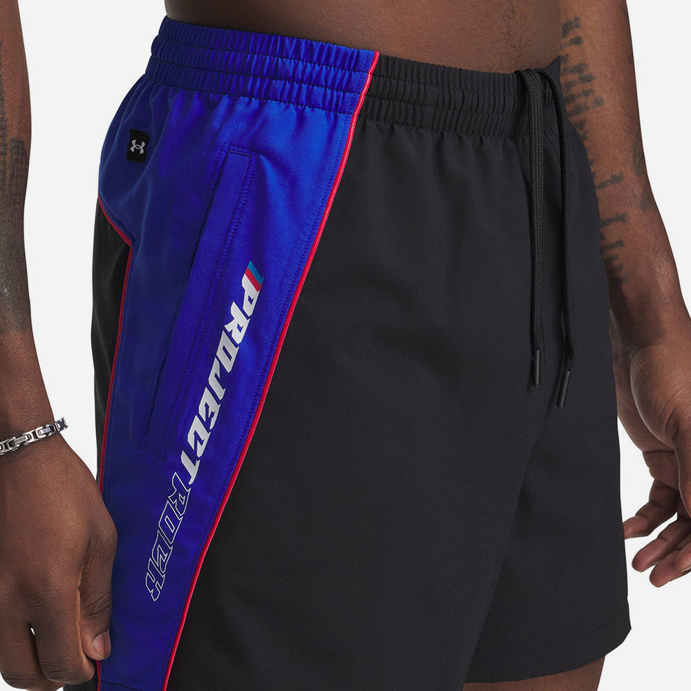 Quần Ngắn Nam Under Armour Project Rock Colorblock Woven - Supersports Vietnam