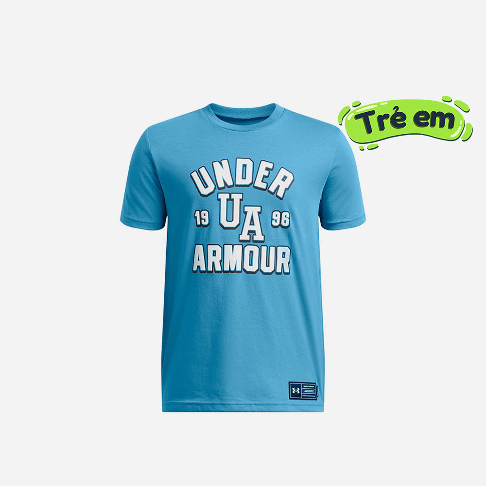 Áo Thun Tay Ngắn Bé Trai Under Armour B Varsity Logo Short Sleeve - Supersports Vietnam