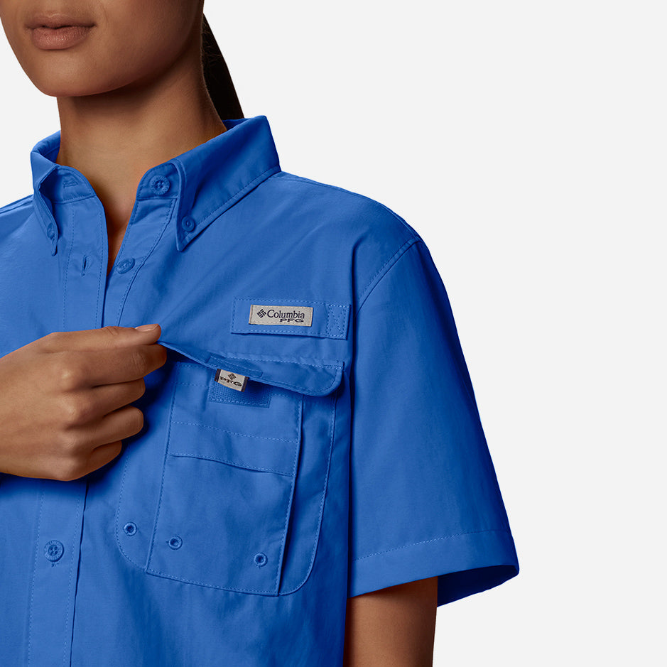 Áo Sơ Mi Tay Ngắn Nữ Columbia Womens Bahama™ - Xanh Dương - Supersports Vietnam