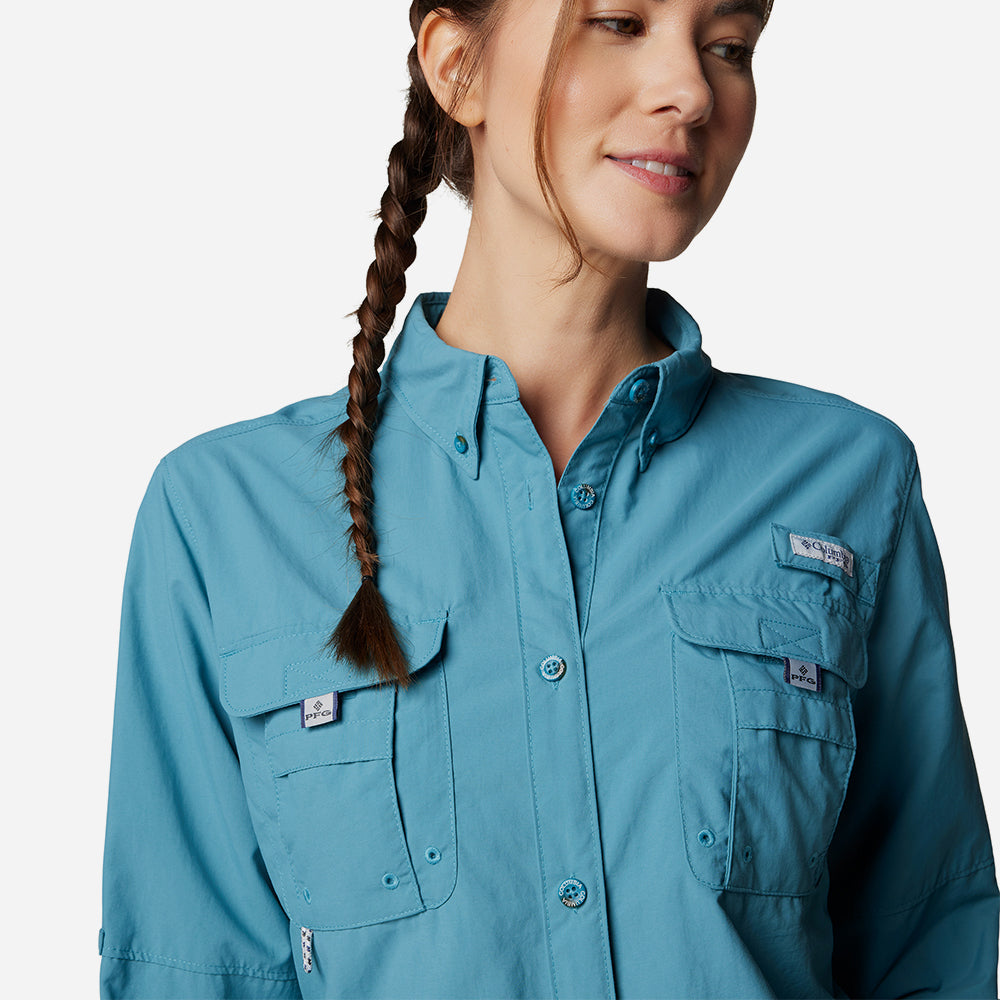 Áo Sơ Mi Dài Tay Nữ Columbia Bahama™ - Xanh Dương - Supersports Vietnam