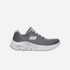 Giày Sneaker Nữ Skechers Arch Fit - Xám - Supersports Vietnam