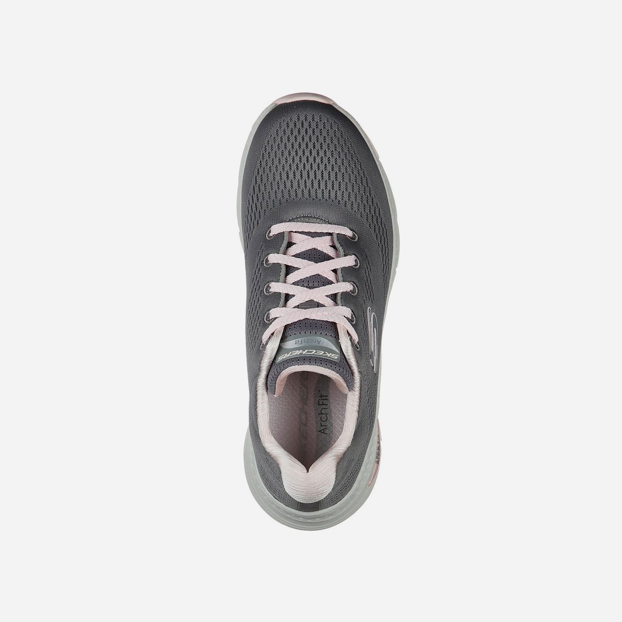 Giày Sneaker Nữ Skechers Arch Fit - Xám - Supersports Vietnam
