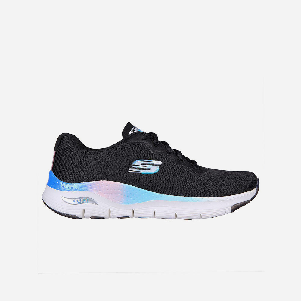 Giày Thời Trang Nữ Skechers Arch Fit - Xanh Navy - Supersports Vietnam