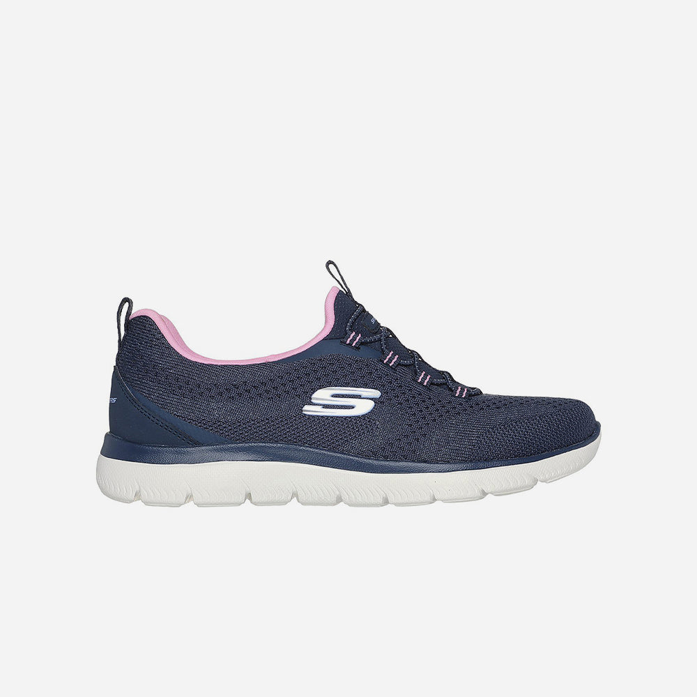 Giày Sneaker Nữ Skechers Summits - Xanh Navy - Supersports Vietnam